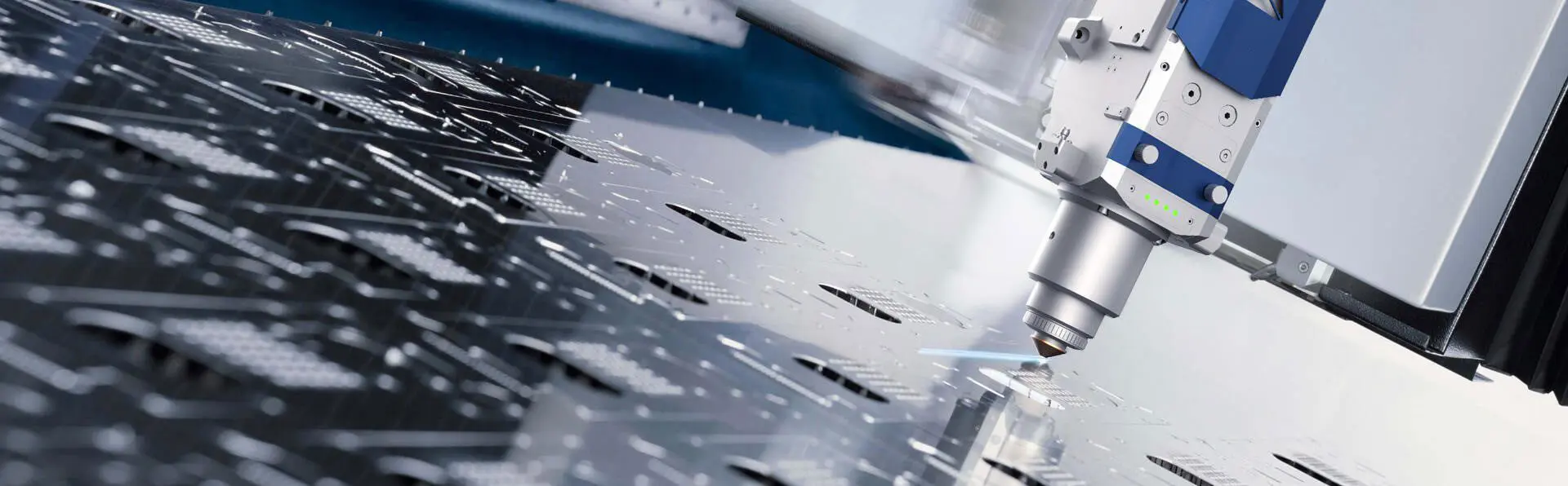 Fiber Laser Cutting Machine Background Image