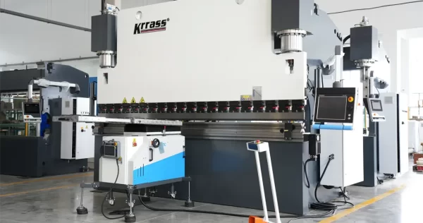 KRRASS press brake with DA69T 8+1 axis and front pneumatic support