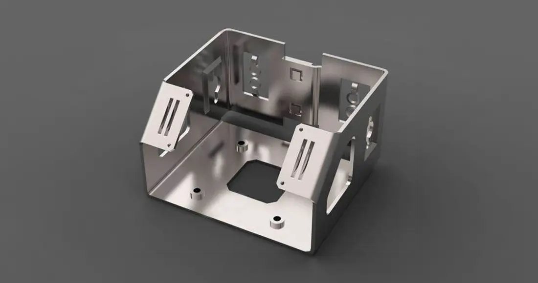 Sheet metal metal parts manufacturing process