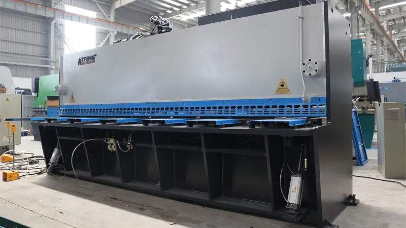 guillotine shearing machine pneumatic support
