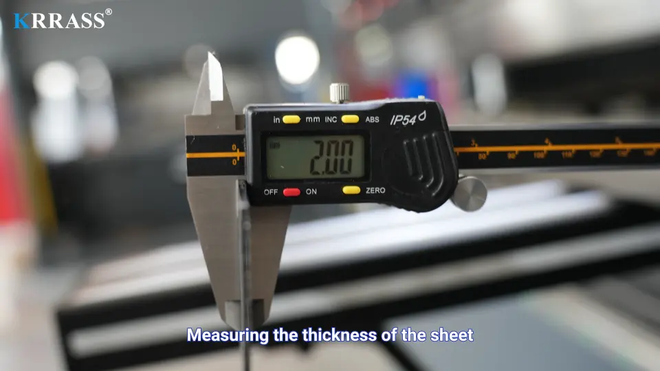 2. Measuring sheet thickness