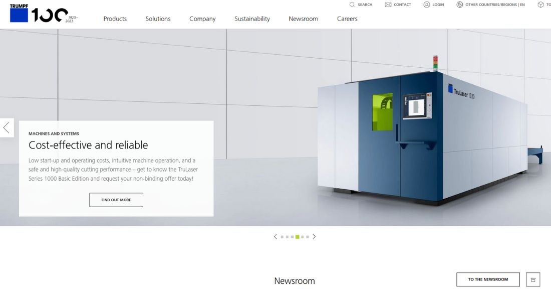 laser cutting machine manufacturer