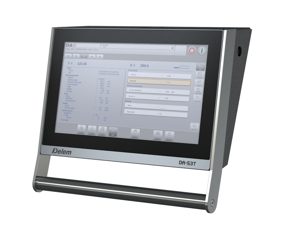 The process of selecting a press brake controller - da 53tx press brake controller