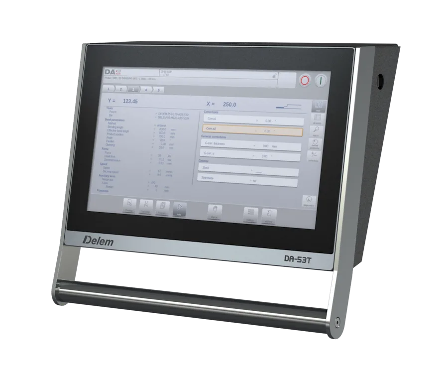 The process of selecting a press brake controller - Pictures 6 The process of selecting a press brake controller - da 53tx press brake controller