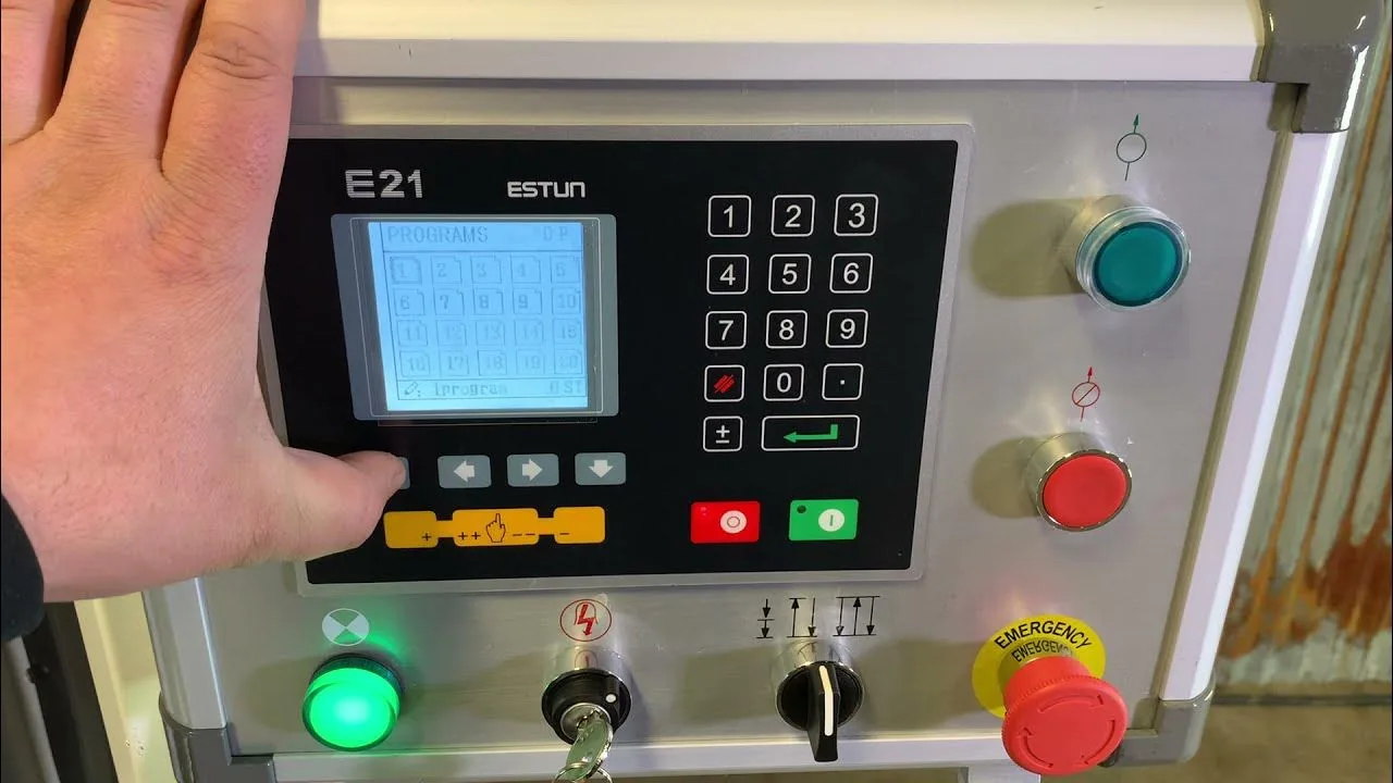 Press Brake Machines : 2025 Ultimate Guide - Pictures 7 Estun E21 Press Brake Controller Programming