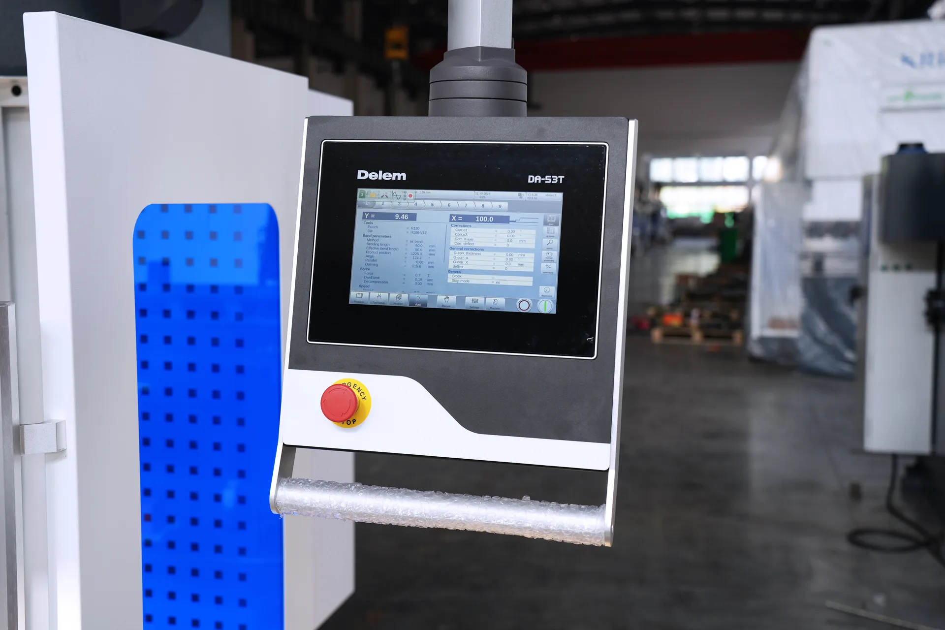 CNC Bending Machine, 110Ton Sheet Metal Bending Machine, Best Bending Machine Brand - delem da 53t control​