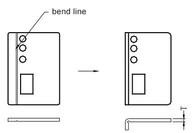 Mastering Sheet Metal Bending: Essential Techniques, Materials, and Tools - pressing the groove before bending