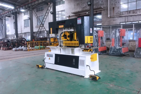 Affordable Ironworker Machine for small workshops, Hydraulic Ironworker Machine with multiple stations - Image 2