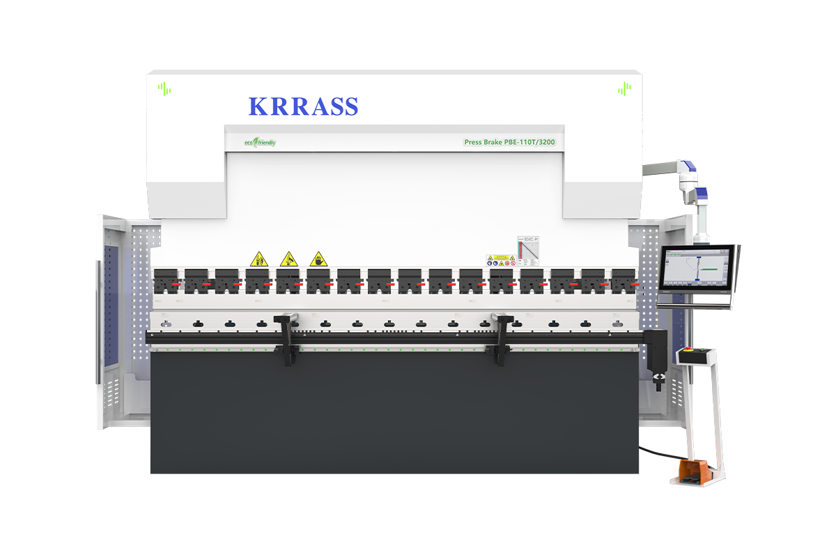 cnc-press-brake-pbe-110T-3200-delem-white-da58tx Press Brake - cnc press brake pbe 110t 3200 delem white