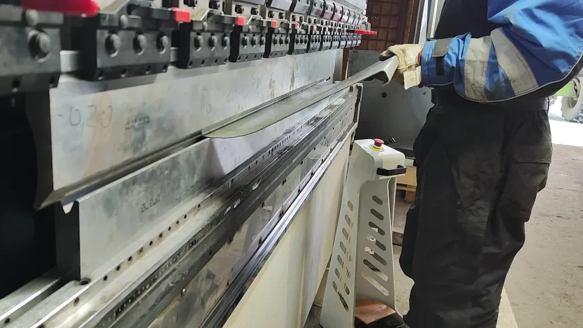 Which CNC 200-Ton Press Brake Wins Hydraulic or Electronic - Pictures 6 Precision & Accuracy in CNC Press Brake