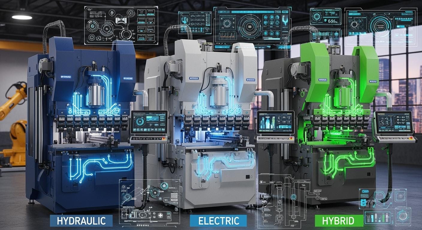 Press Brake Machines in 2026: Hydraulic, Electric, and Hybrid Options